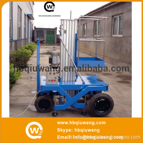Big wheel vertical lift, movable access lift platform